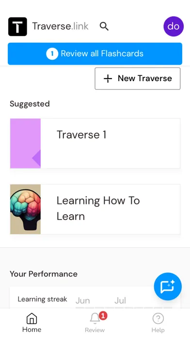 Traverse - Learn Effectively स्क्रीनशॉट