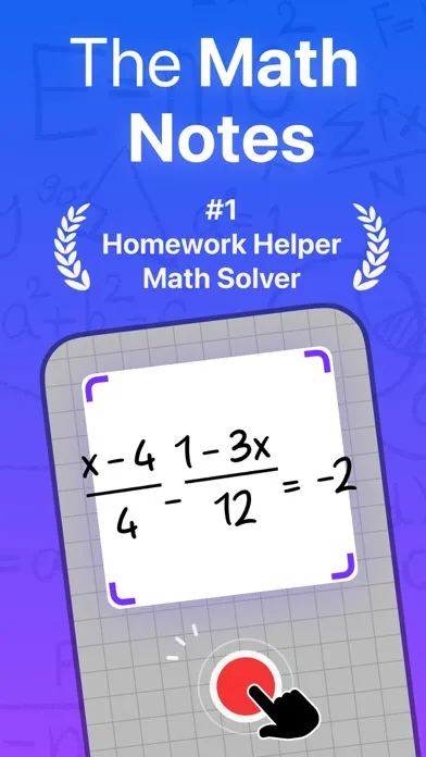 Zrzuty ekranu Math Notes: AI Homework Helper
