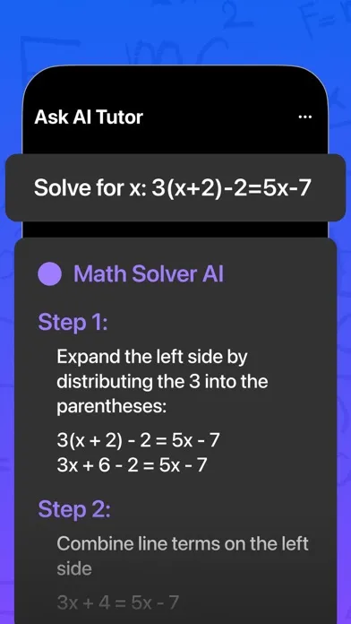Zrzuty ekranu Math Notes: AI Homework Helper