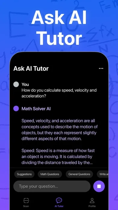 Zrzuty ekranu Math Notes: AI Homework Helper