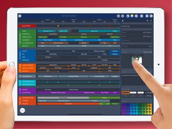 Roadmap - Timeline Plan Chart iPad  স্ক্রিনশট