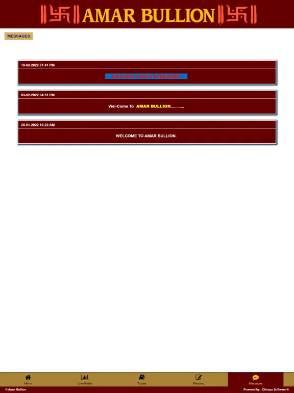 Amar Bullion-Sangli iPad 应用截图