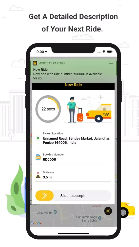MobyCab Driver App应用截图