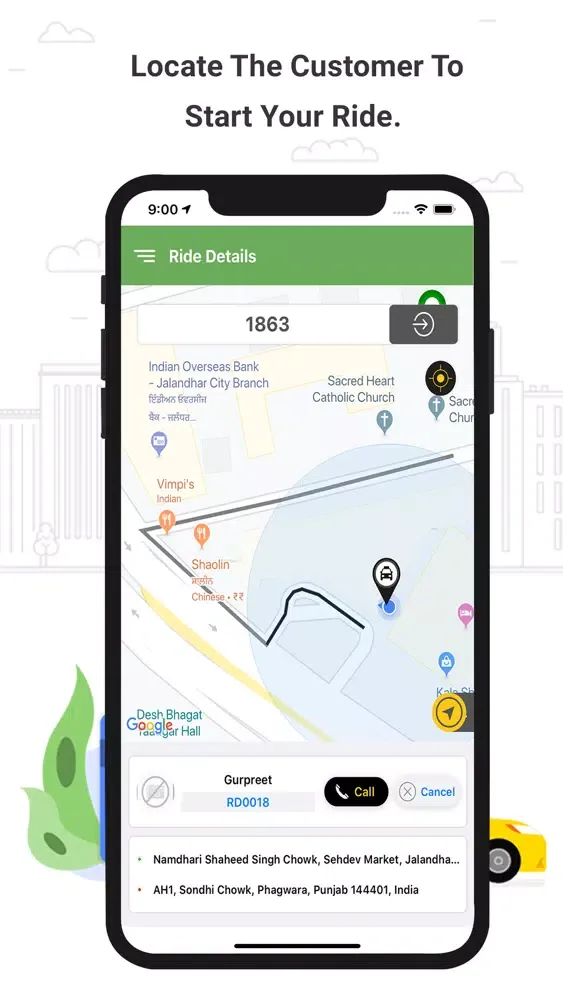 MobyCab Driver App应用截图