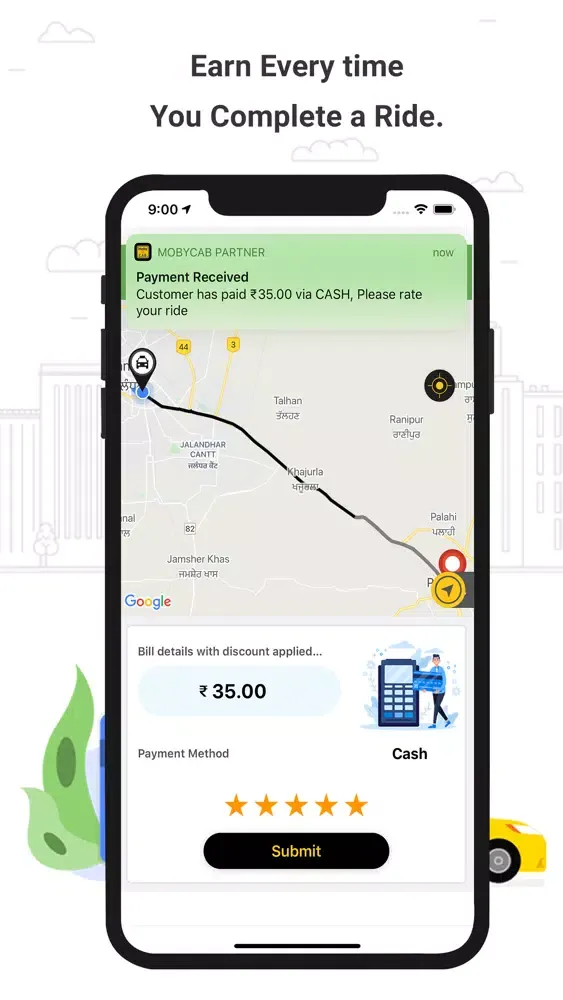 MobyCab Driver App应用截图
