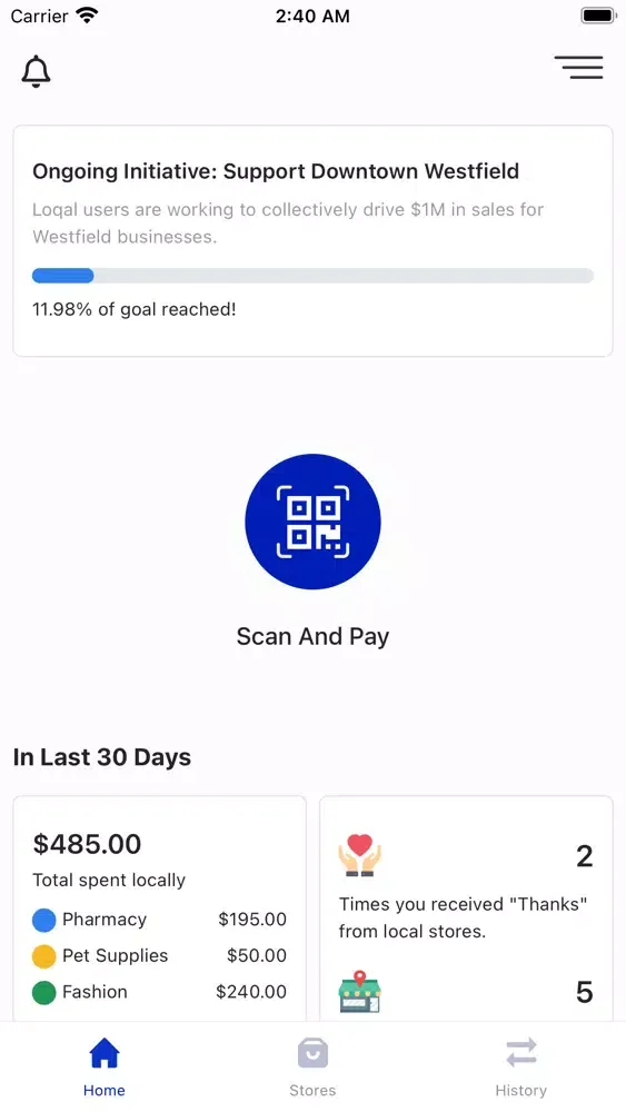 Loqal App Ekran Görüntüleri