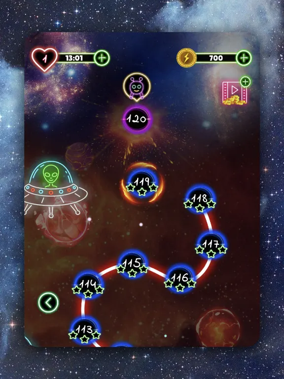 صور Alien Bubble Shooter Galaxy iPad 