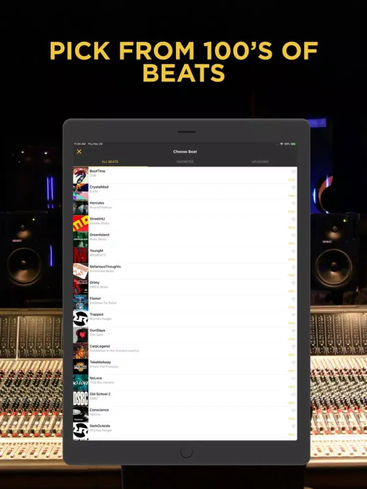 Rap Fame: Rap Recording Studio iPad  Screenshots