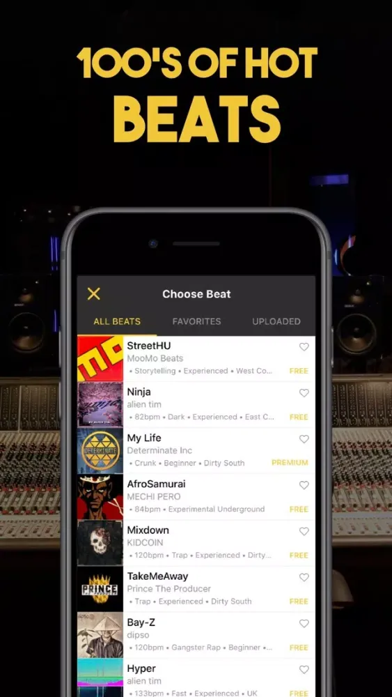 Rap Fame: Rap Recording Studio Screenshots
