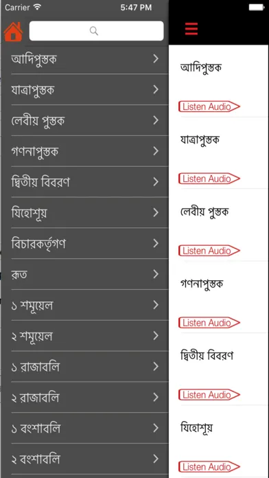 Bengali Bible (Audio) Screenshots
