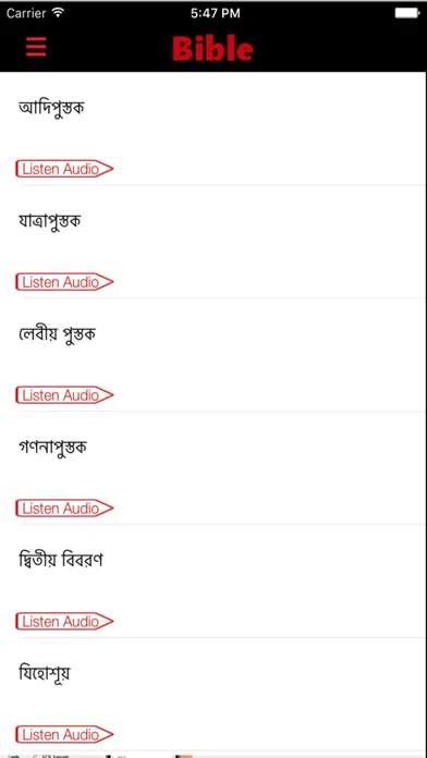 Bengali Bible (Audio) Screenshots
