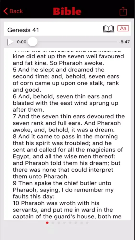 ภาพหน้าจอของ The Holy Bible - KJV