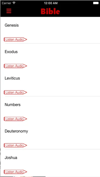 Tangkapan layar World English Bible (Audio)