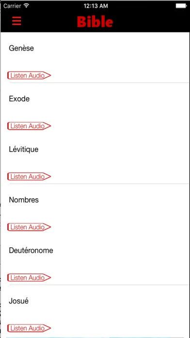 Captures d'écran de Bible Catholique Crampon (Audio)