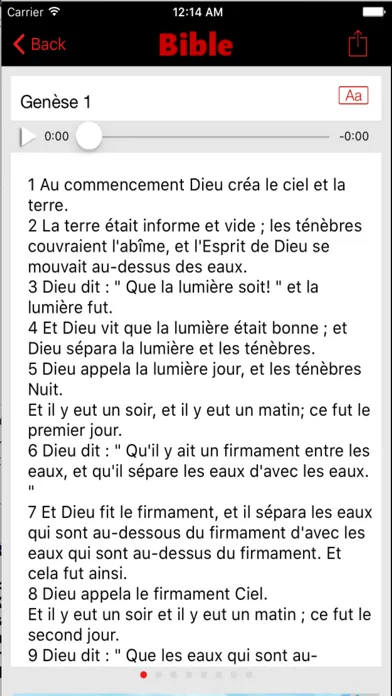 Captures d'écran de Bible Catholique Crampon (Audio)