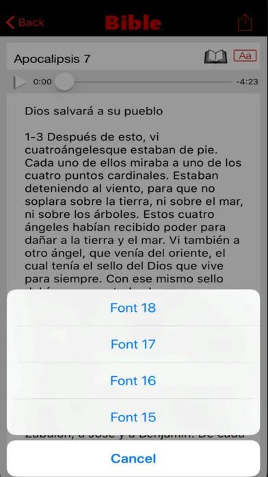Скриншоты Nova Tradução Biblia