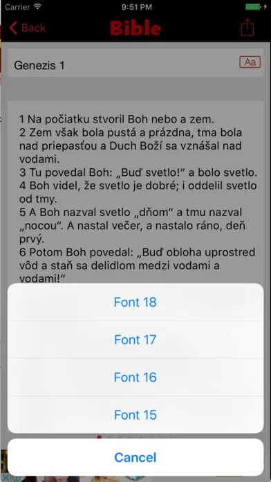 Sväté Písmo应用截图