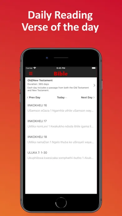 Capturas de pantalla de Bible Xhosa