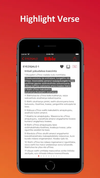 Capturas de pantalla de Bible Xhosa