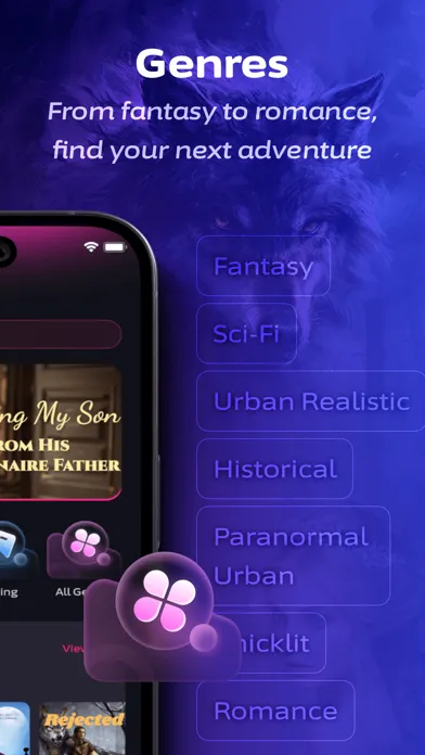 Capturas de tela do BingeCherry-Meet Novels Here