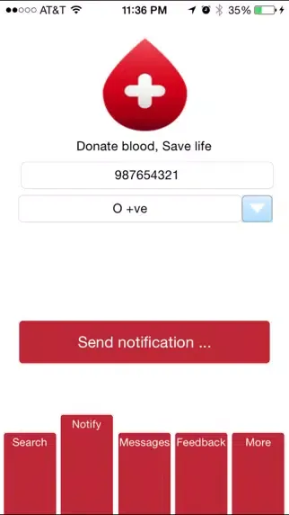 BloodRegistry- Find Blood Donar Nearby 스크린샷