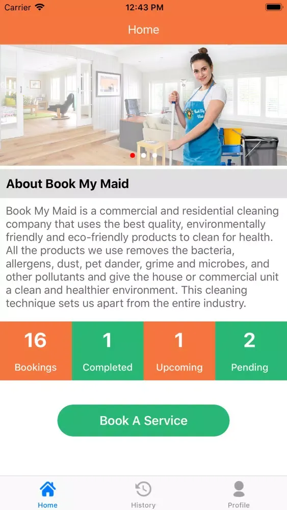 Captures d'écran de Book My Maid
