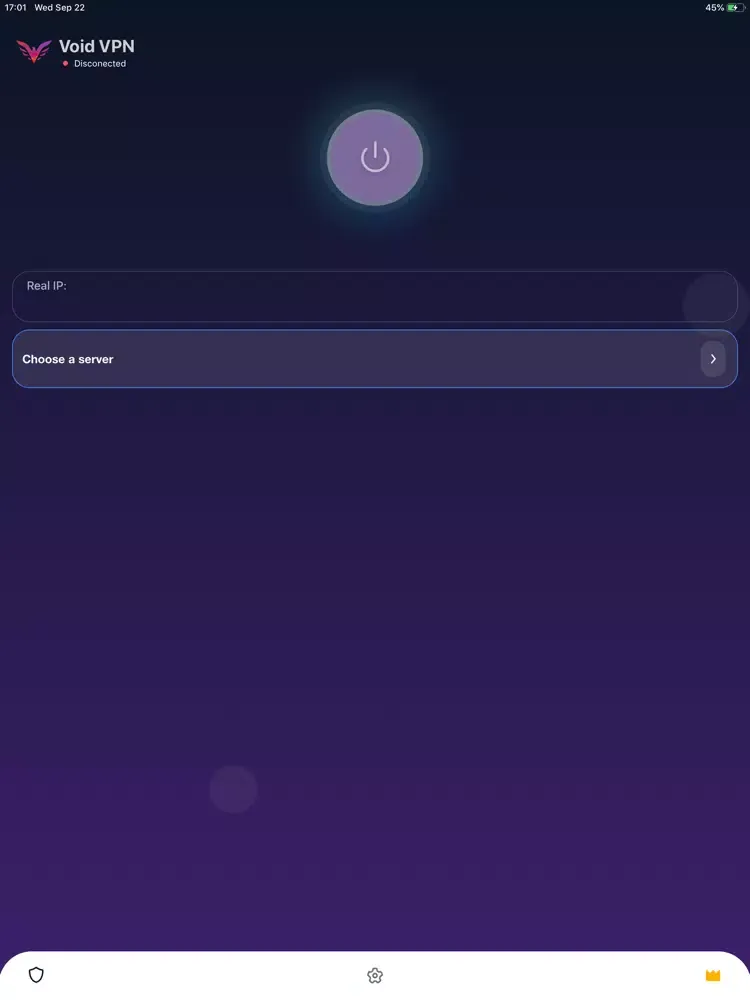 Void VPN safe VPN & Wifi Proxy iPad 應用截圖
