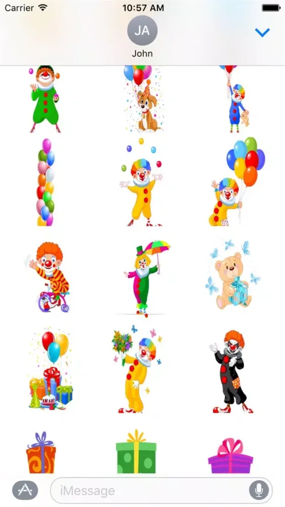 Capturas de pantalla de HD Birthday Sticker Pack