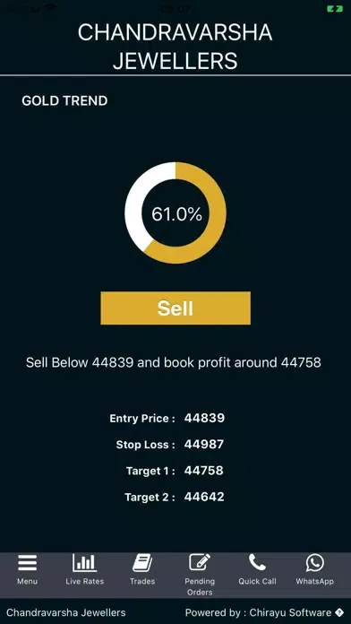 Screenshot di Chandra Varsha Jewellers