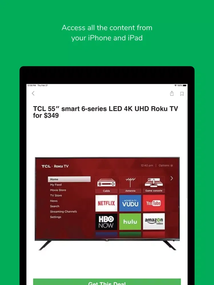 Clark Deals: Save Every Day iPad  Screenshots