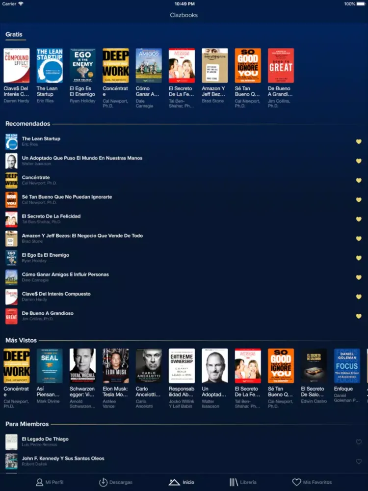 Screenshot di Clazbooks: Libros iPad 