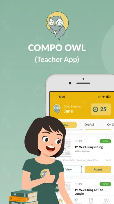 Compo Owl Teacher Ekran Görüntüleri