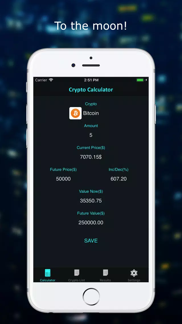 Crypto Moon Calculator スクリーンショット