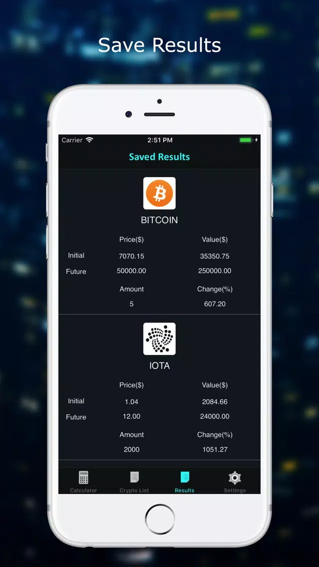 Crypto Moon Calculator スクリーンショット