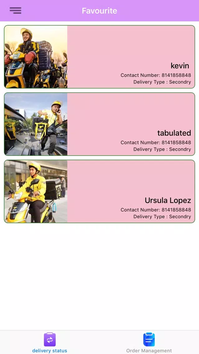 تصاویر DeliveryOrderSts