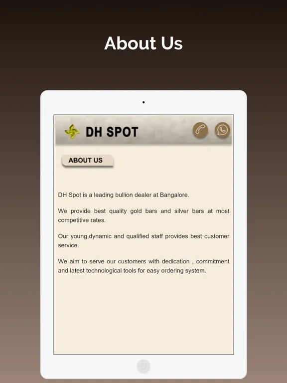Zrzuty ekranu DH spot iPad 