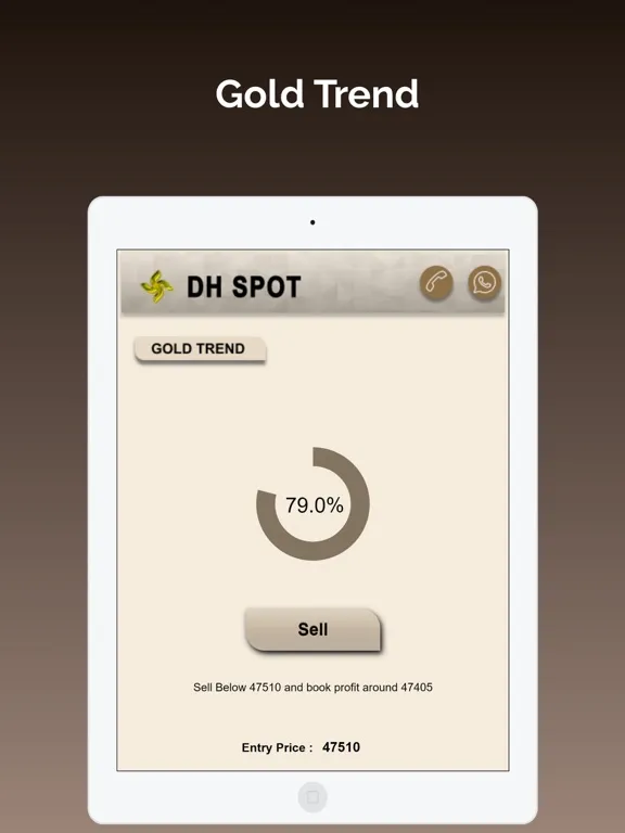Zrzuty ekranu DH spot iPad 