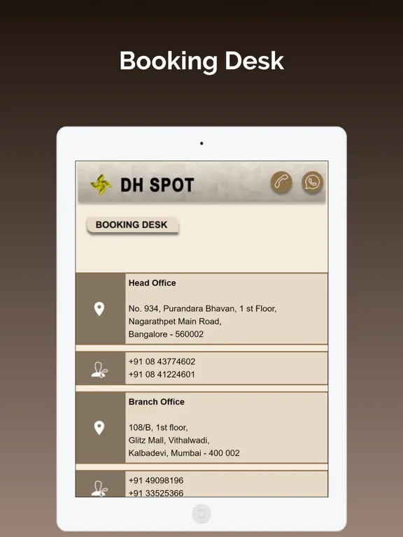 Zrzuty ekranu DH spot iPad 