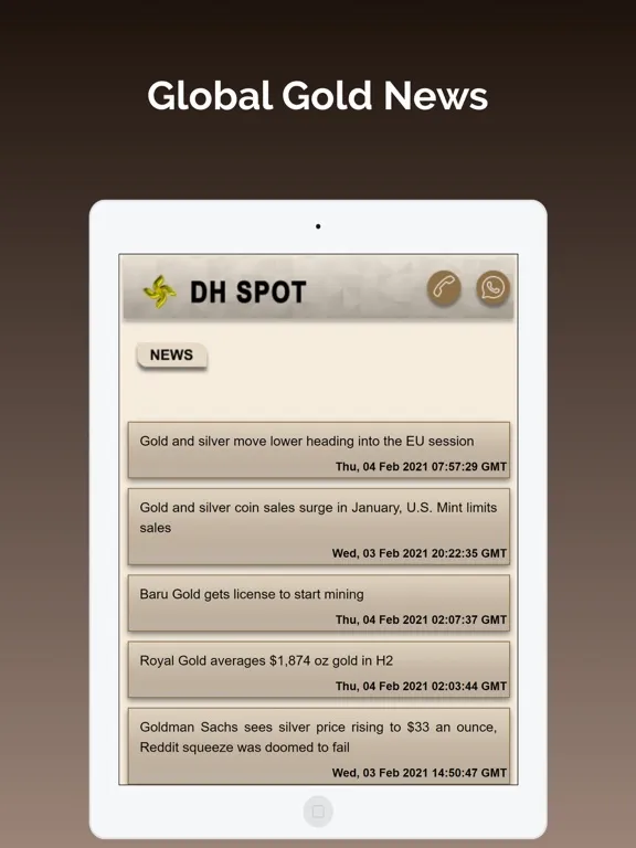 Zrzuty ekranu DH spot iPad 