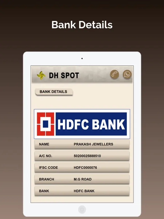 Zrzuty ekranu DH spot iPad 
