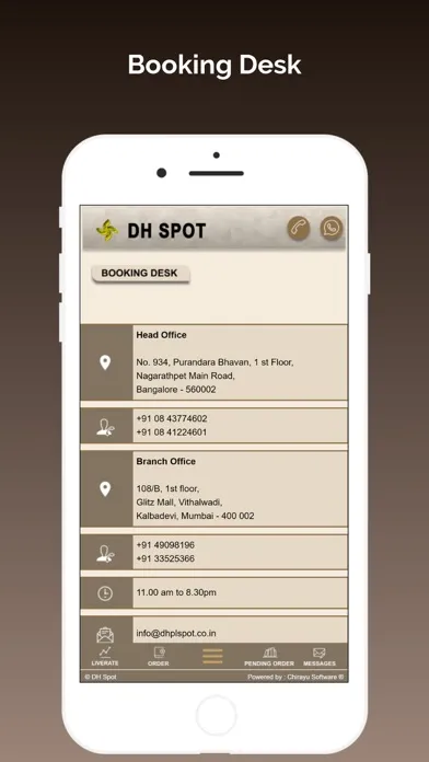 Zrzuty ekranu DH spot