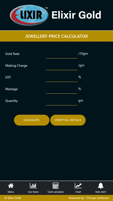Tangkapan skrin Elixir Gold Live