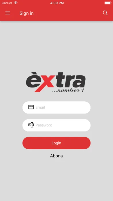 Capturas de tela do Extra News