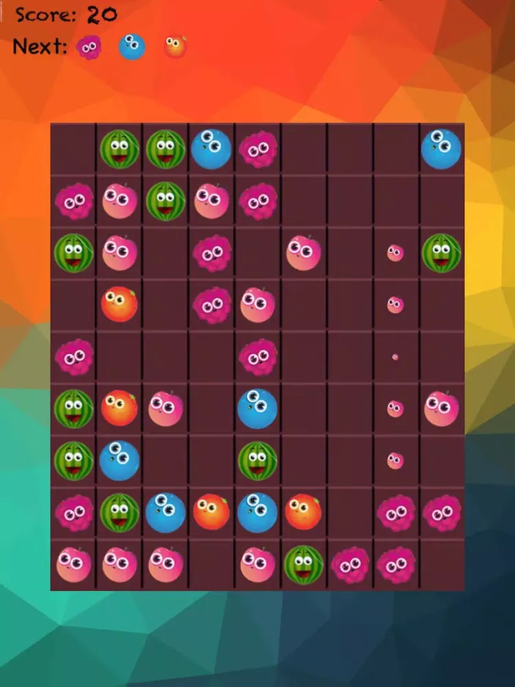 5 Connect-Fruits Connecting Game.. iPad 應用截圖