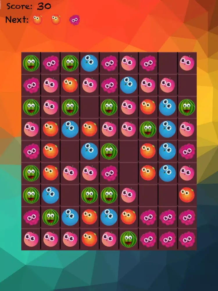 5 Connect-Fruits Connecting Game.. iPad 應用截圖