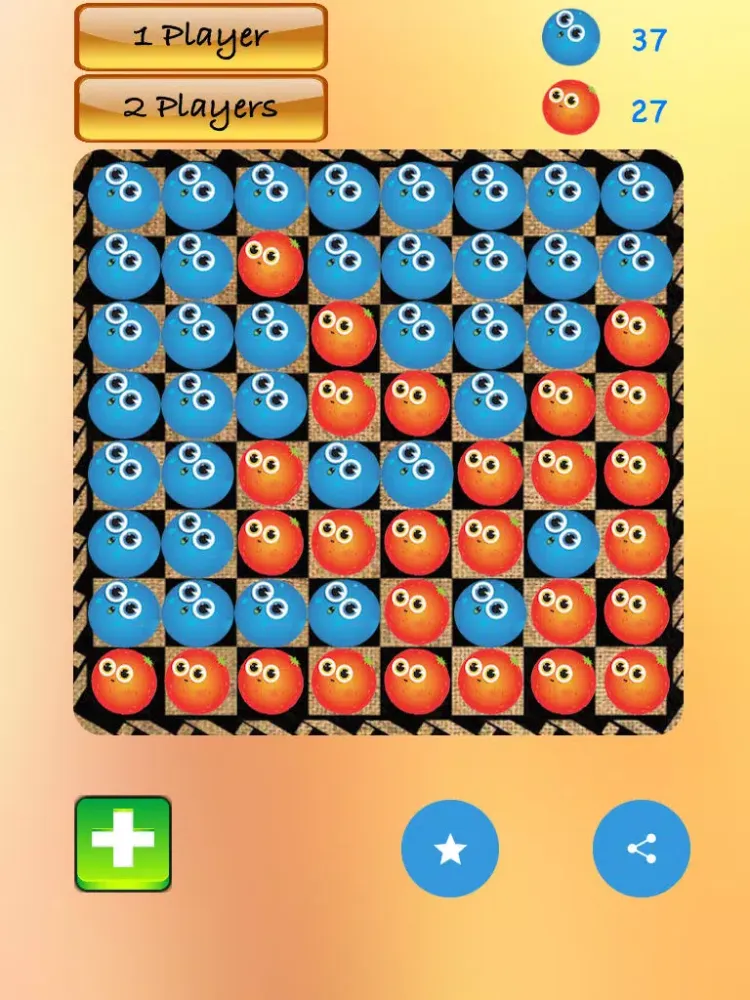 Fruity Othello-Abstract Strategy Game iPad  سکرین شاٹس