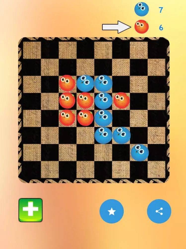 Fruity Othello-Abstract Strategy Game iPad  سکرین شاٹس