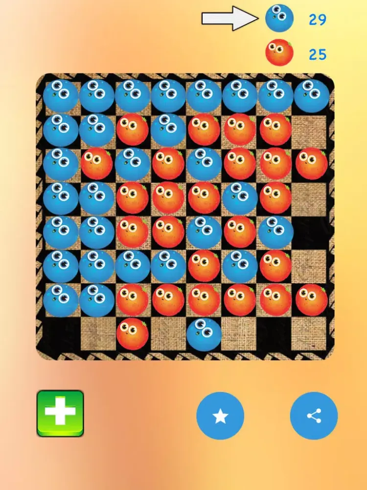 Fruity Othello-Abstract Strategy Game iPad  سکرین شاٹس
