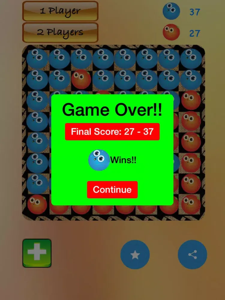 Fruity Othello-Abstract Strategy Game iPad  سکرین شاٹس