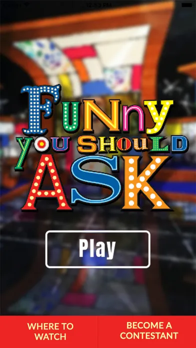 Capturas de tela do Funny You Should Ask